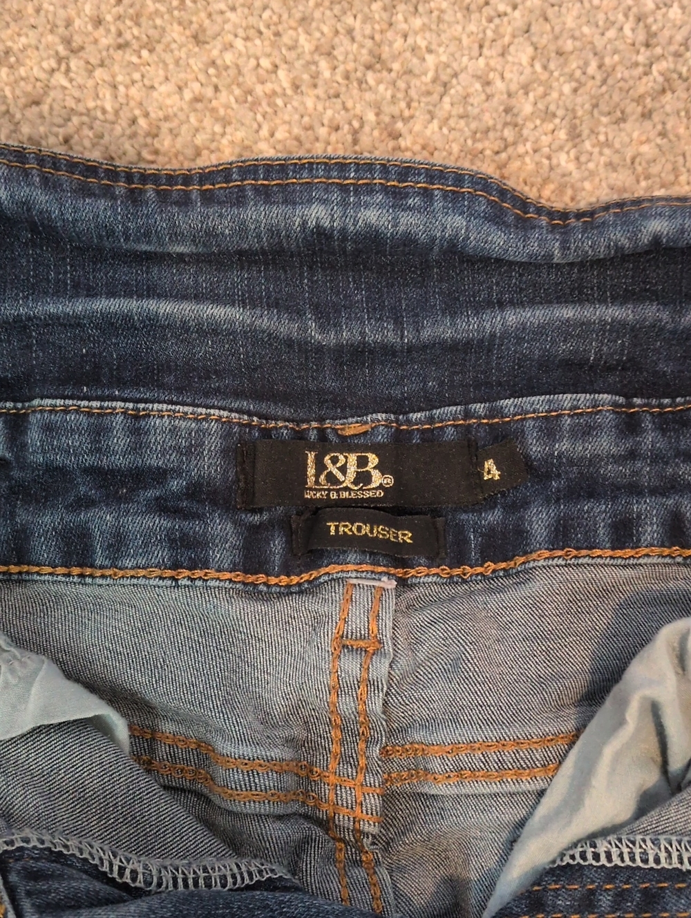 L&B Dark Blue Trouser Women’s Jeans